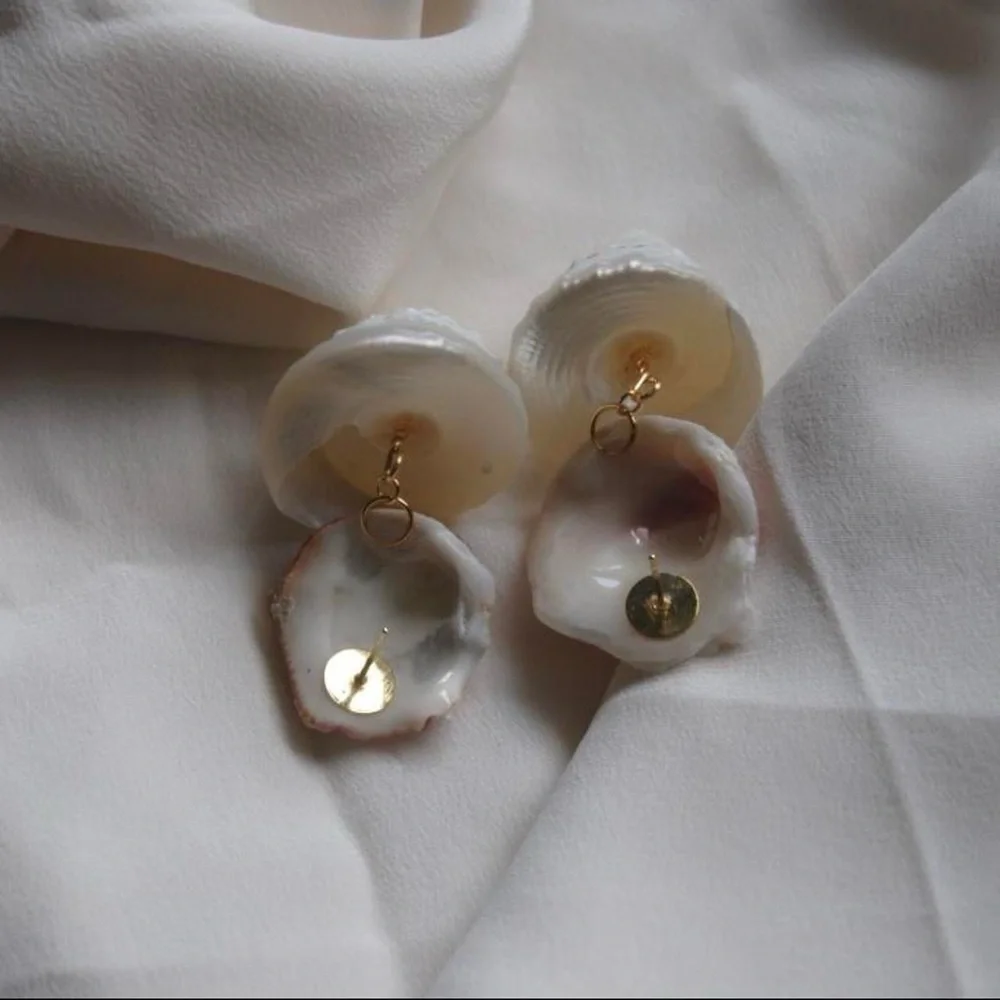 Shell Earrings - Picture 5 of 6